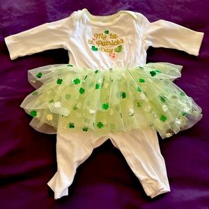 6M st Patrick’s day outfit girl